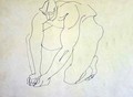Male Nude Kneeling I - Henri Gaudier-Brzeska