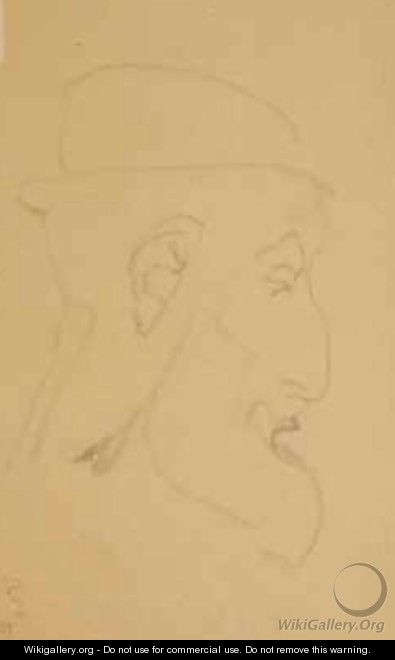 Portrait of an Old Man right profile - Henri Gaudier-Brzeska