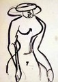 A Wasp waisted Promenader - Henri Gaudier-Brzeska