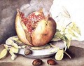 Pomegranate with Chestnuts - Giovanna Garzoni