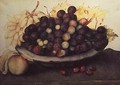 Grapes with a Peach - Giovanna Garzoni