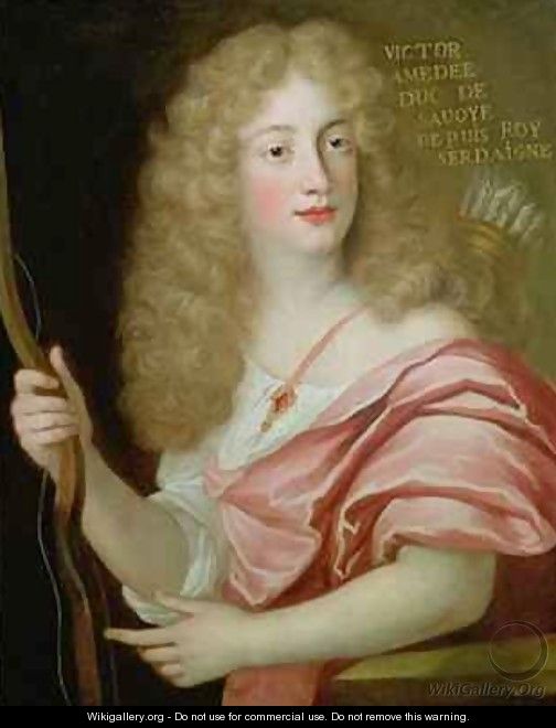 Portrait of Victor Amadeus II Duke of Savoy 1666-1730 - Henri Gascard