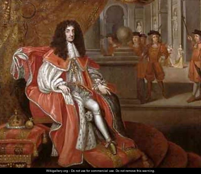 Charles II at Court 2 - Henri Gascard