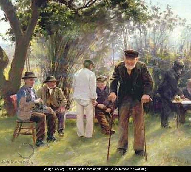 Old Men in Rockingham Park - Walter Bonner Gash