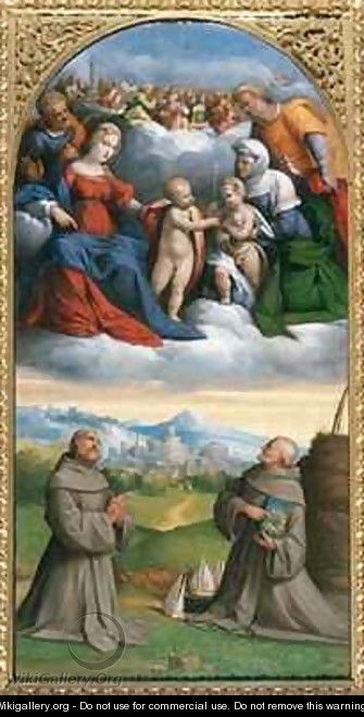 Madonna and Child with Saints in Glory - Garofalo