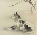 Black and white dog - Ogata Gekko