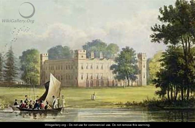 Sion house from R Ackermanns 1764-1834 - (after) Gendall, John