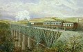 Cornwall Railway The Gover Viaduct - H. Geach