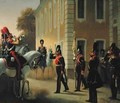 Parading of the Standard of the Great Palace Guards - Adolph Gebens