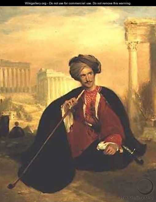 Portrait of George Cumming in a Turkish Costume - Andrew Geddes