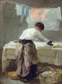 Woman Ironing - Armand Gautier