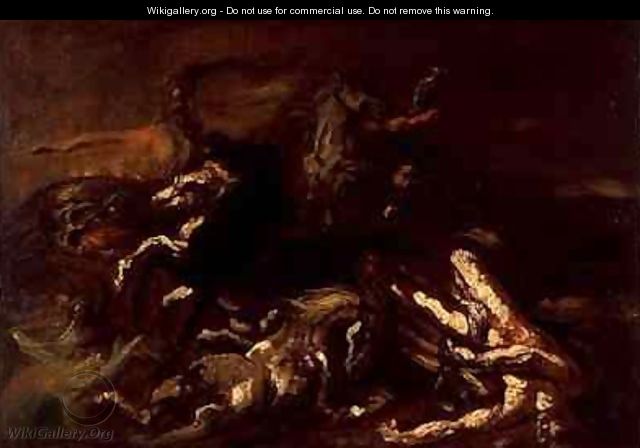 The Death of Hippolytus - Theodore Gericault