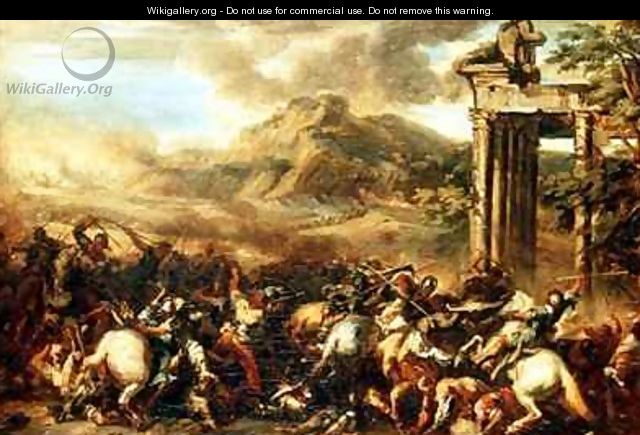 The battle of the Corsini - Theodore Gericault