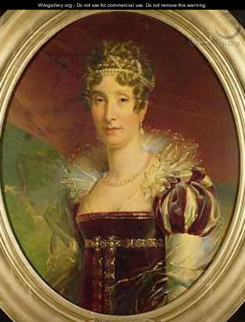 Portrait of Queen Marie Amelie of Bourbon 1782-1866 - Baron Francois Gerard