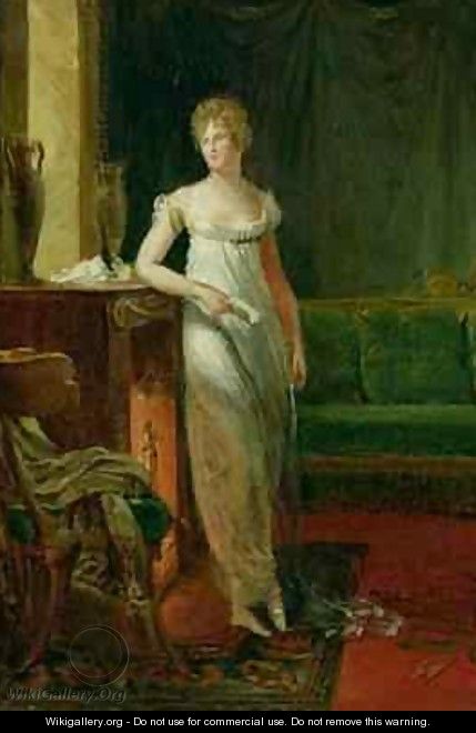 Catherine Worlee 1762-1835 Duchess of Talleyrand Perigord - Baron Francois Gerard