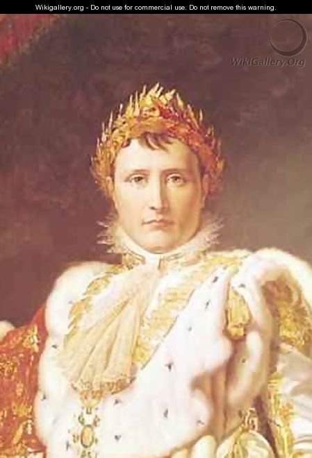 Napoleon I 1769-1821 in Coronation Robes - Baron Francois Gerard