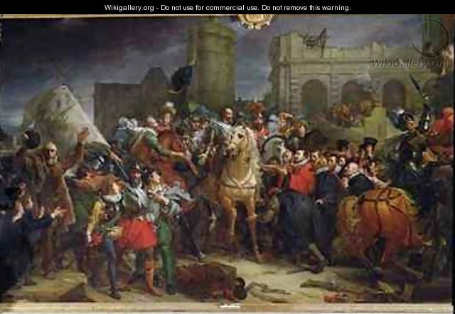 The Entry of Henri IV 1553-1610 into Paris - Baron Francois Gerard