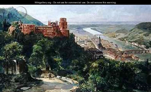 View of Heidelberg - Fritz Genutat