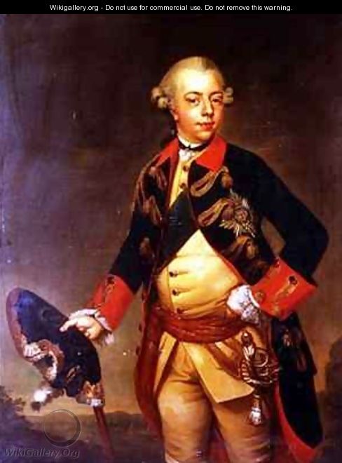 Portrait of William V of Nassau Dietz Prince of Orange - Johan Georg