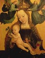 Madonna and Child Crowned by Two Angels - Gerard David