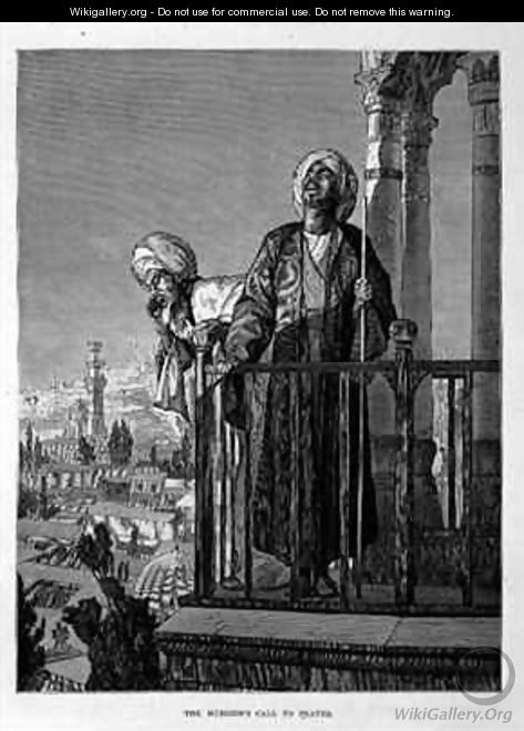 The Muezzins Call to Prayer - Karl Wilhelm Gentz