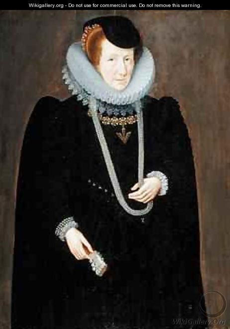 Portrait of a Woman probably Eleanor Packington Lady Scudamore - Marcus The Younger Gheeraerts