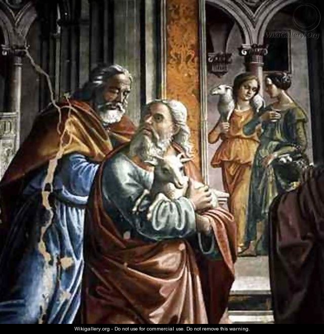 The Expulsion of Joachim from the Temple - Davide Ghirlandaio