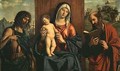 Madonna and Child with St John the Baptist and St Paul - Michele (di Taddeo di Giovanni Bono) Giambono