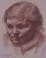 Head of the artists mother - Mark Gertler