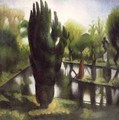 The Pond at Garsington - Mark Gertler