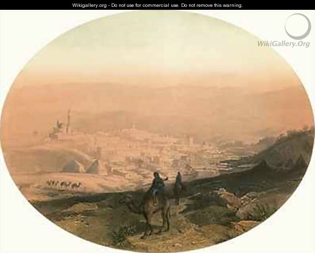 View of Nazareth - (after) Geyer, Alexius