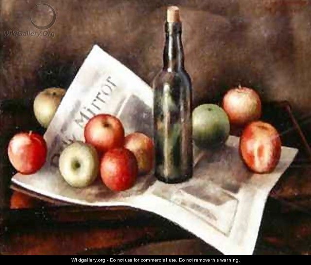 Still life with apples 2 - Mark Gertler