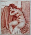 Seated Nude Figure - Mark Gertler