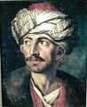 Head of an Oriental or Portrait Presumed to be Mustapha - Theodore Gericault