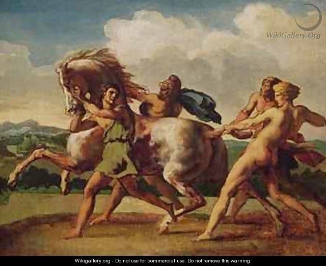 Slaves stopping a horse - Theodore Gericault