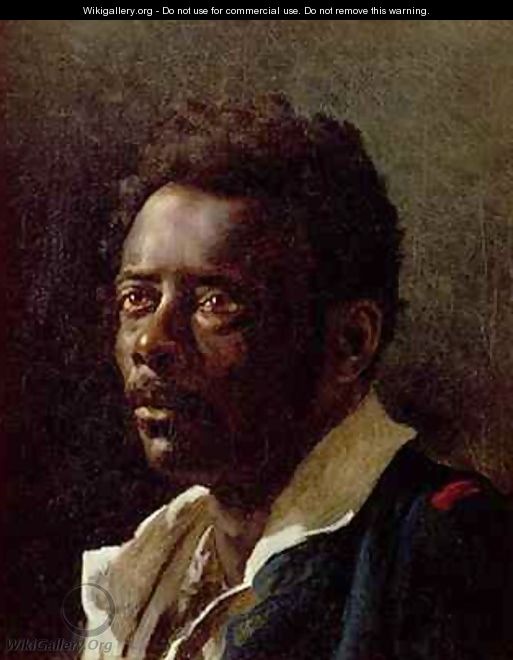 Bust portrait of a Negro - Theodore Gericault