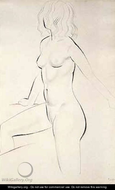 Standing Female Nude - Eric Gill