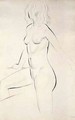 Standing Female Nude - Eric Gill