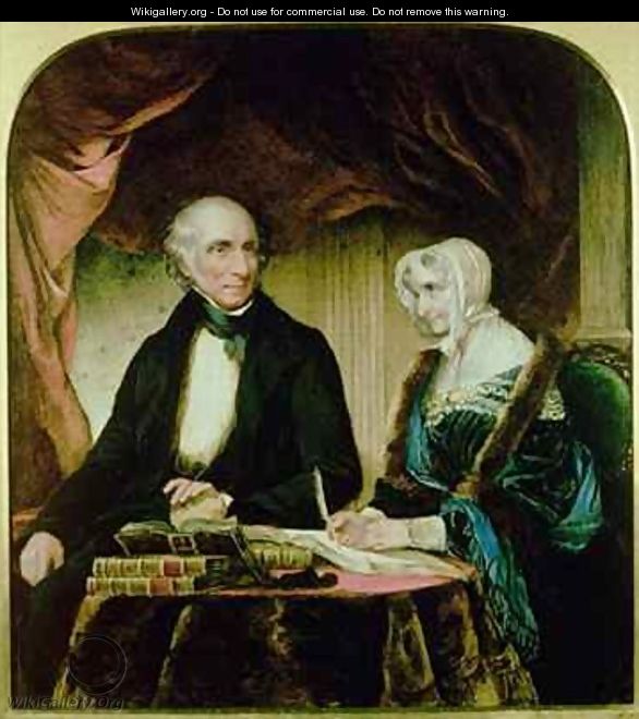 Portrait of William and Mary Wordsworth - Margaret Gillies