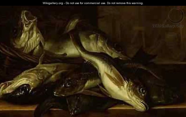 A Still Life of fish - Jacob Gillig