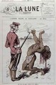 Order Reigns in Zuzuland caricature of the English colonisation of South Africa from La Lune Rousse - Andre Gill
