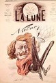 Front cover of La Lune magazine showing Nadar - Andre Gill