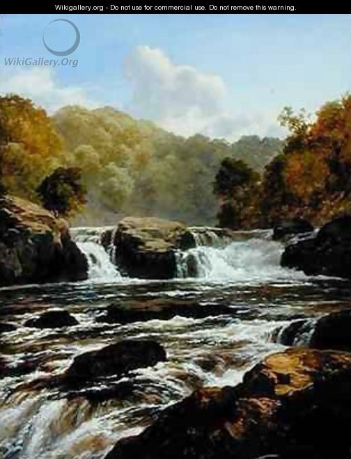 Falls on the Clyde Bonnington Lynn - Edmund Gill
