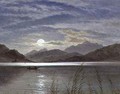 Lake Scene by Moonlight - Arthur Gilbert