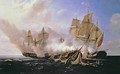 Battle Between the Frigate Pomone and the English Frigates Alcestis and Active - Pierre Julien Gilbert