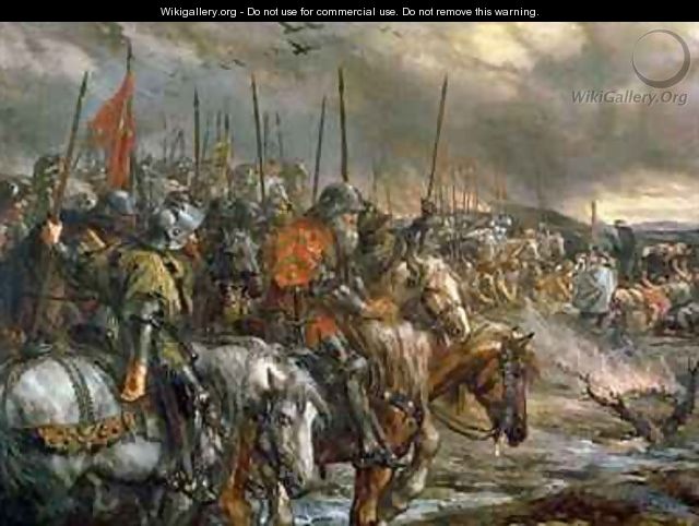 Morning of the Battle of Agincourt - Sir John Gilbert