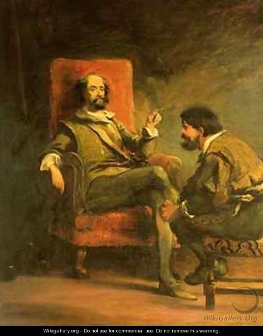 Don Quixote and Sancho Panza - Sir John Gilbert