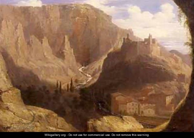 Hill Town in Italy - James William Giles