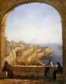 Inside the Fortifications Valetta View from the Arch by Day - Girolamo Gianni