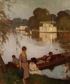 On the Thames - Percy William Gibbs